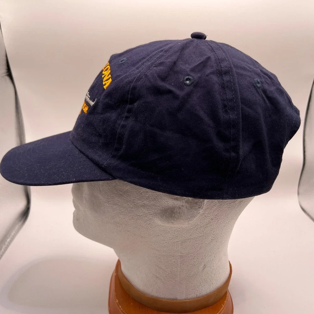 Nissin Cap USS Arizona BB39 Pearl Harbor Hawaii Navy Blue Embroidered Hat